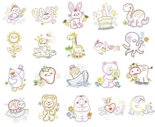 OESD Embroidery Machine Designs BABY #12