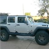 Fab Fours JK07-G1250 3 16 Formed Steel Rock Sliders For 2007-10 Jeep Wrangler JK... by Fab Fours