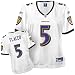 Reebok Baltimore Ravens Joe Flacco Women's Premier White Jersey Size: Xx Large