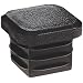 Kapsto 260 Q 2525 3 Polyethylene Square Plug, Black, 25 mm (Pack of 100)