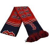 Boston Red Sox Team Stripe Knit Scarf