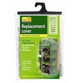 Gardman Reinforced Replacement Cover for 4-tiered Mini Greenhouse