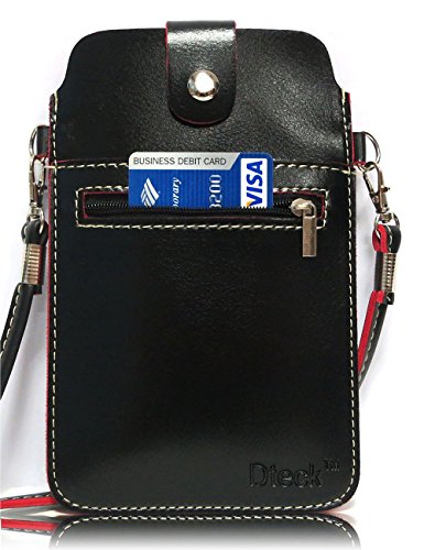 iPhone 6 6 Plus Case, Note 4 Case, S6 S6 Edge Case, Dteck(TM) Universal Multifunctional PU Leather Mini Mobile Phone Bag Pouch/Purse with Shoulder Strap and Metal Button for iPhone 6 6 Plus iPhone 5 5S 5C iPhone 4 4S Samsung Galaxy Note4 Note3 Note2