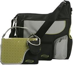 JJ Cole System Bag - Graphite/Green