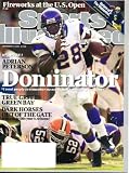 Sports Illustrated September 21 2009 Adrian Peterson/Minnesota Vikings on Cover, Drew Brees/New Orleans Saints, Rich Rodriguez/University of Michigan, Dave Duncan/St. Louis Cardinals, Tony Stewart/Nascar