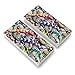 Rainbow Colorful Geckos Lizards Eraser Set of 2