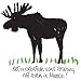 Not Even A Moose - White Nightshirt in a Bag (Discontinued Style)