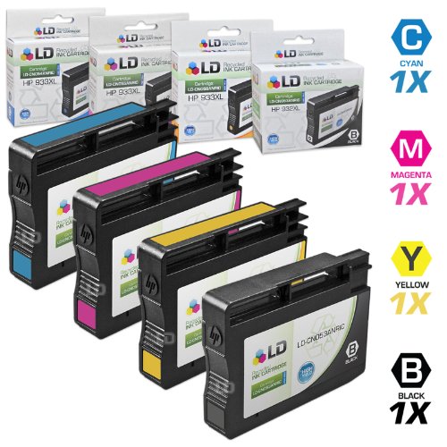 LD Remanufactured Replacements for HP 932XL/933XL Inkjet