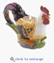 Ceramic Rooster Candle