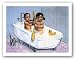 Row Row Row by Curtis James 6"x8.25" Art Print Poster African-American