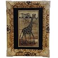 Giraffe Banana Fiber Batik Wall Art