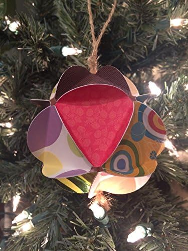 Origami Paper Globe Christmas Ornament Globe