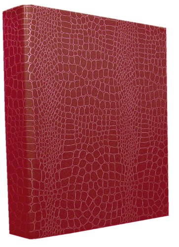 Aurora Products Proformance Binder, 2 - Inch Round Ring, Burgundy Crocodile, (80129)