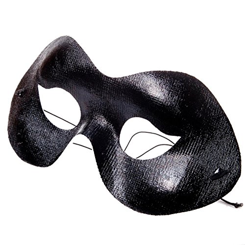 Black Cocktail Half Mask