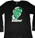 Obama Zombie Mens Thermal Shirt, Funny BARAINS! Barack Obama Parody Men's Long Sleeve Thermal Style 