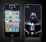iPod Touch 4G Darth Vader #1 Star Wars Vinyl Skin kit fits 4th generation iPod apple iTouch decal cover Skins