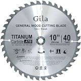 Buy 10-Inch 40 Teeth ATB Trim and Finish Carbide Saw Blade by Gilatools