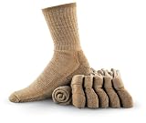 Men's Wolverine  6 - Pk. Wool Blend Socks Coffee