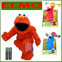 Fisher Price Elmo Live Plus Elmo and Cookie Monster Light Chaser Deluxe Bundle