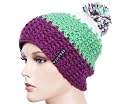 Häkelmütze mit Bommel Mütze für Damen und Herren vers. Farben