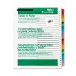 Avery Products - Avery - Office Essentials Table 'N Tabs Dividers, 26-Tab, A-Z, Letter, Assorted, 1 Set - Sold As 1 Set - Just print section titles on coded-to-tab Table of Contents page. - Reinforced tabs stand up to heavy use for frequent referencing. - Three-hole punched for use in standard ring binders.