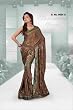 Aashiyana Fancy festival wear designer Georgette Sari with sequence work