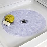 Essential Round Shower Mat - Clear