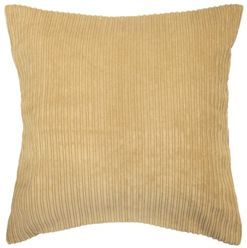 Cream Corduroy Decorative Pillow set (2 matching 20 x 20 throw pillows)