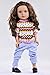 dreamtoyhouse American Girl Doll Clothes Xmas Ugly Sweater + Ripped Jeans 18 Inch Dolls