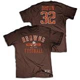 Browns - Reebok Men's NFL Practice Field Legends Tee - Brown, Jim