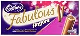 Cadbury Fabulous Chocolate Fingers 110 g (Pack of 4)