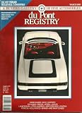 Dupont Registry Magazine MARCH 1989 FERRARI TESTAROSSA CONVERTIBLE!