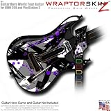 Abstract 02 Purple Skin fits Band Hero, Guitar Hero 5 & World Tour Guitars for XBOX 360 & PS3 (GUITA