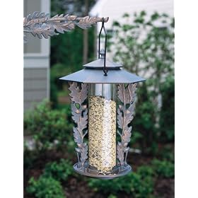 12 Inch Chickadee Sillhouette Bird Feeder, French Bronze by 