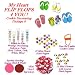 Valentine Cakes Cookies - My Heart Flip Flops Package 6 - 45 Total Pieces