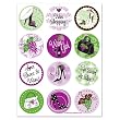 Royalty Wine Glass Stickems - 24 Reusable Stickems