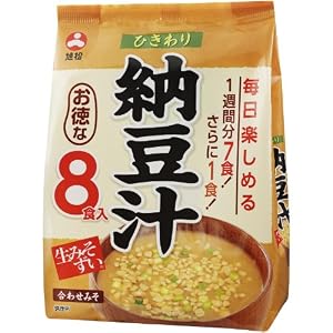 旭松食品 袋入生みそずいひきわり納豆汁(8食入)×10袋
