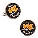 Hand Painted Canadian Penny Coin Cufflinks