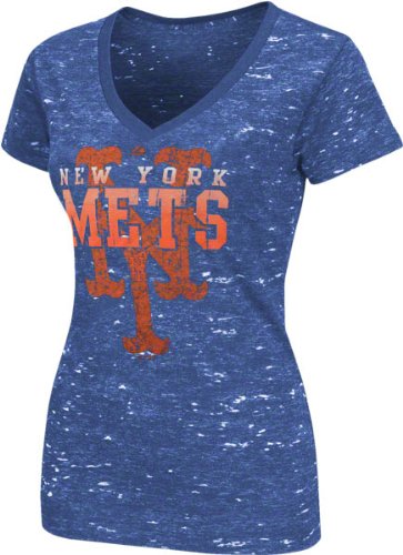 New York Mets Royal Women's Topaz Haze T-Shirt