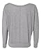 Bella + Canvas Women's Flowy Long Sleeve Off Shoulder Tee