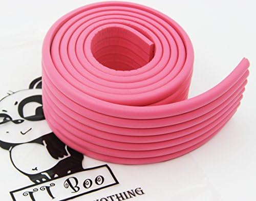 TTBOO Edge Guard & Corner Bumpers for Baby Proofing - Easy to Install, Extra Long Corner Cushion Bumper, More Dense Edge Protector to Absorb Impact, Protect Your Loved Ones,Pink
