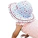 Millymook Girls Reversible Cotton Sun Hat Rosie Posy Floppy Hat, UPF50+