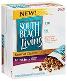 South Beach Living Granola Clusters, Mixed Berry, 5.25-Ounce Boxes (Pack of 6)