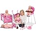 Graco Baby Doll Playset - Stroller, Swing, Pack N Play Lite Playpen, Tray, Potty, Travel Bag, 2 Baby Monitors, 3 Doll Accessories