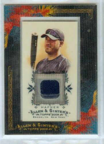 Travis Hafner 2009 Allen & Ginter's Baseball Game Worn Jersey Card # AGR-TH / Cleveland Indians