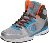 DC Women’s Alias Fashion Sneaker,Silver/Fluorescent Blue,6.5 M US