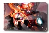 GALACTUS AND SILVER GALLERY WRAP STYLE ARTWORK 30X20