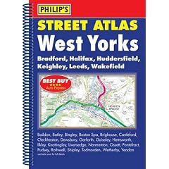 Philip's Street Atlas West Yorkshire (Philip's Street Atlases)