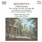 Beethoven: Violin Sonatas Nos 4 & 10/ Mozart Variations