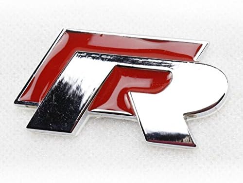 Generic Rear Chrome Red EMBLEM R Line R-Line Badge for VW Volkswagen Golf Jetta Passat